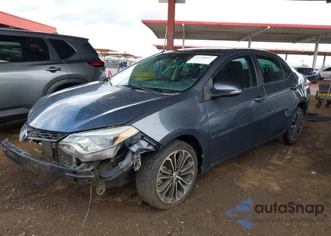 2015 Toyota Corolla S Plus из США, поврежденный, VIN 5YFBURHEXFP351529